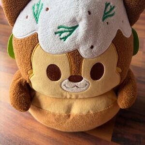 Disney Munchlings Chip Falafel Pita Pocket Street Food Fusion Plush Brown Tan